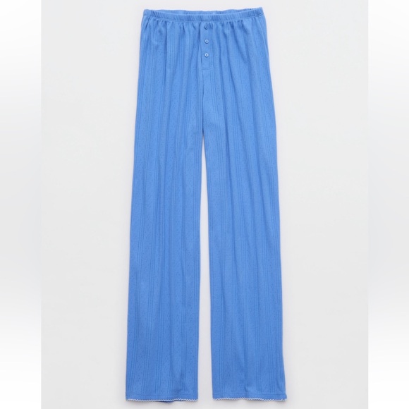 aerie Pants - Periwinkle Blue Lounge Pants New Never Worn Favorite Pant Lounge Wear Size Large